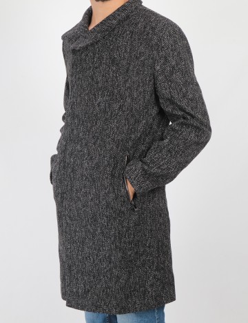 Palton Reserved, negru, L