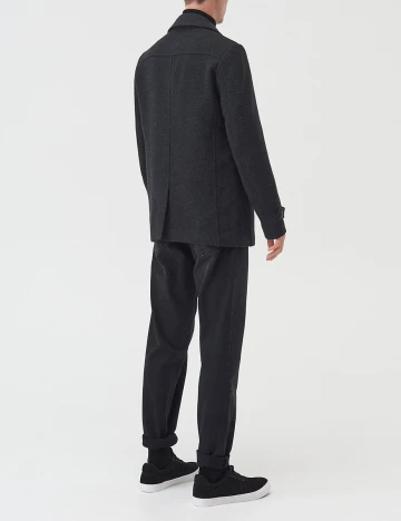 Palton Sinsay, negru, S Negru