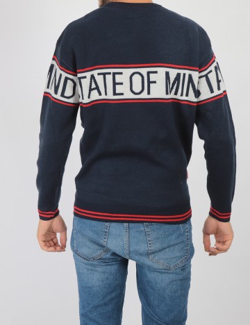 Pulover CROPP, bleumarin, S