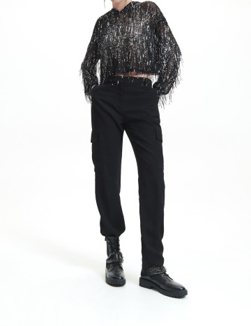 Ghete Reserved, negru, 38