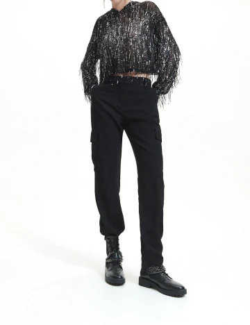 Ghete Reserved, negru, 38