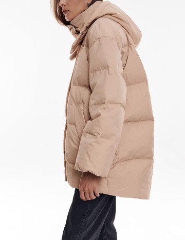Geaca Reserved, crem, L