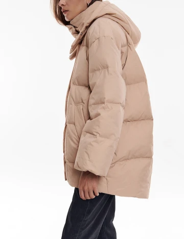 Geaca Reserved, crem, L