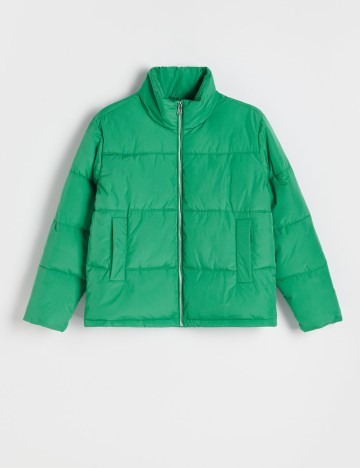 Geaca Reserved, verde, 42