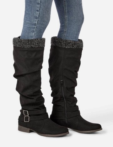 
						Cizme Justfab, negru