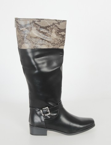 
						Cizme Justfab, negru