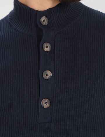 Pulover s.Oliver, bleumarin, M