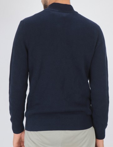 Pulover s.Oliver, bleumarin, M