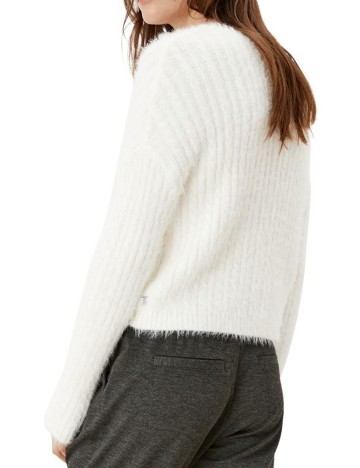 Pulover s.Oliver, alb, XL