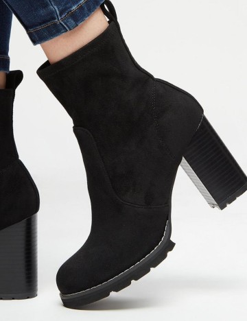 Botine Faith, negru, 39