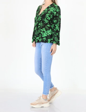 Camasa Pieces, verde, XS