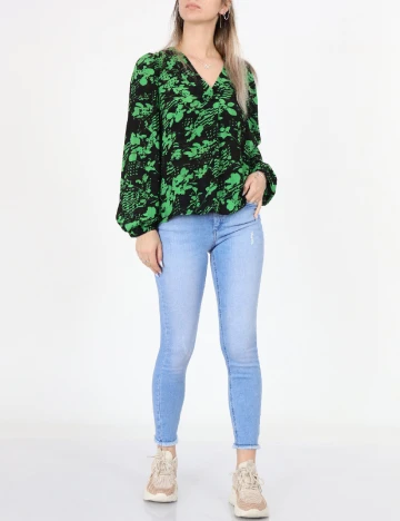 Camasa Pieces, verde, XS
