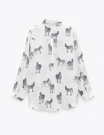 Camasa Zara, animal print, XL