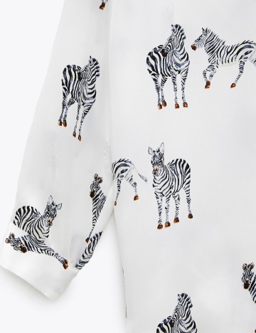 Camasa Zara, animal print, XL