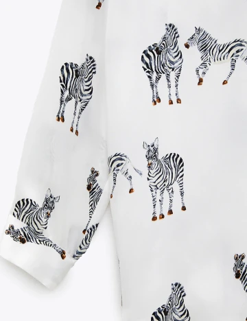 Camasa Zara, animal print, XL