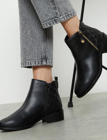 Botine Dorothy Perkins, negru, 38