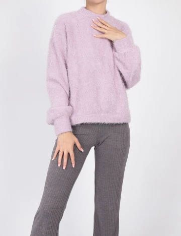 Pulover Bershka, mov, S Mov