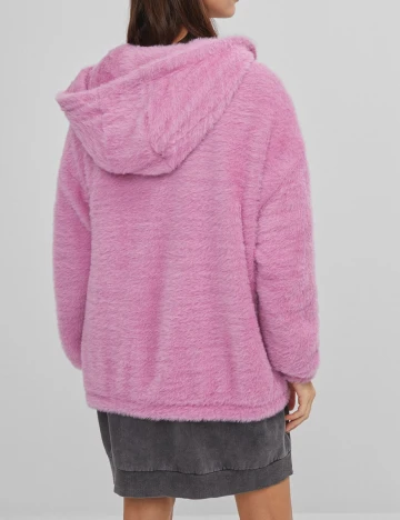 Hanorac Bershka, roz, M Roz
