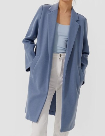 Palton Stradivarius, albastru, L