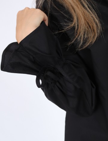 Camasa Pieces, negru, S