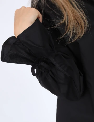 Camasa Pieces, negru, S