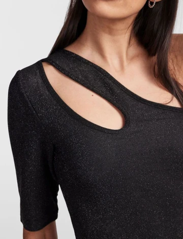 Rochie scurta Pieces, negru, M