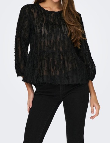 Bluza Jacqueline de Yong, negru, M