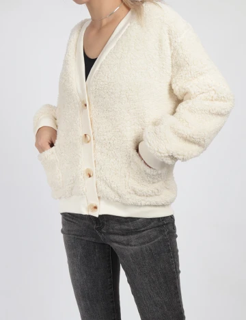 Cardigan SHEIN, ecru, M