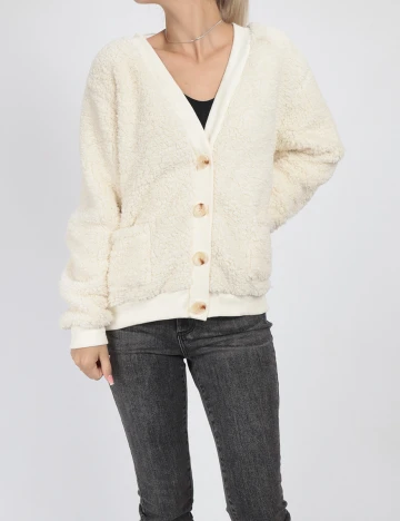 Cardigan SHEIN, ecru, M
