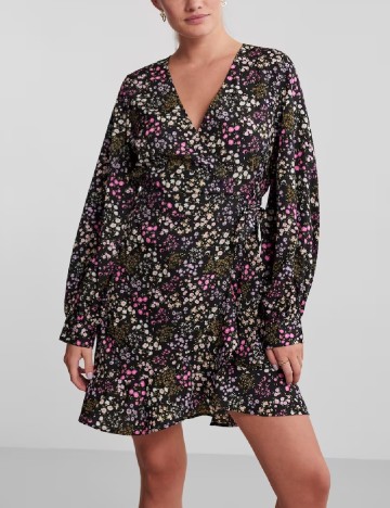 Rochie scurta Pieces, negru, M