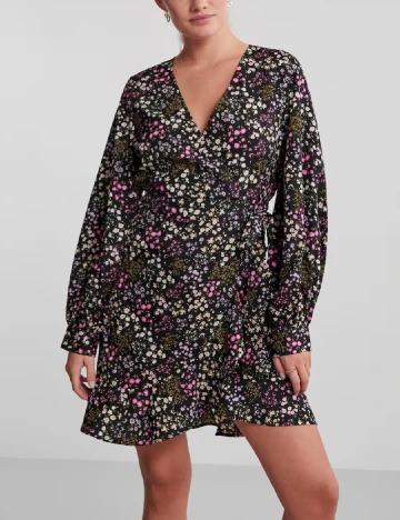 Rochie scurta Pieces, negru, M