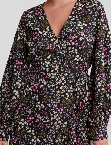 Rochie scurta Pieces, negru, M