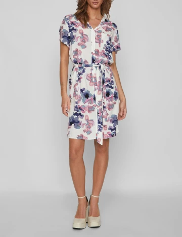 Rochie scurta Vila, alb