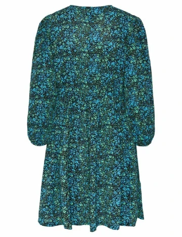 Rochie scurta Pieces, albastru, S