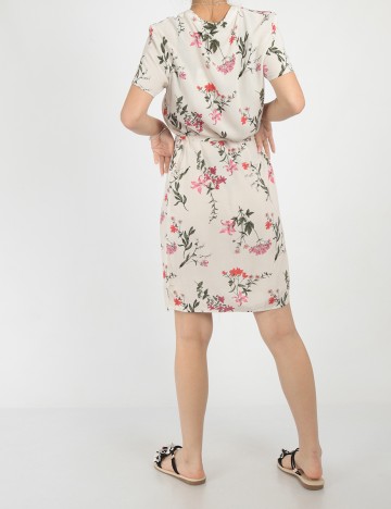Rochie scurta Vila, crem