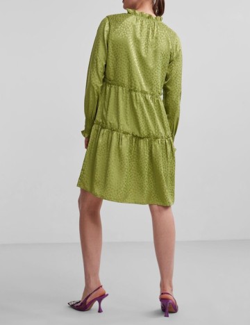 Rochie scurta Pieces, verde