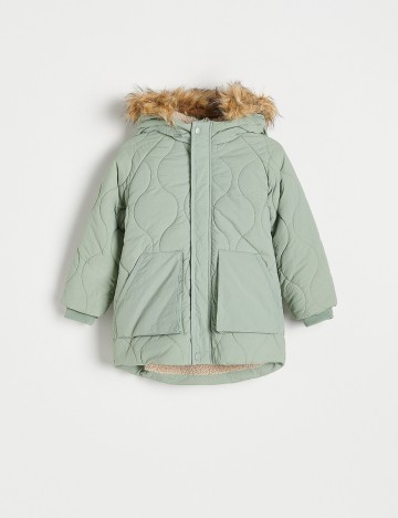 Geaca Reserved, verde, 2-3 ANI