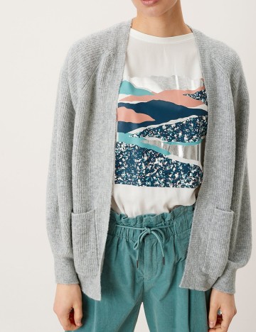 Cardigan s.Oliver, gri, L