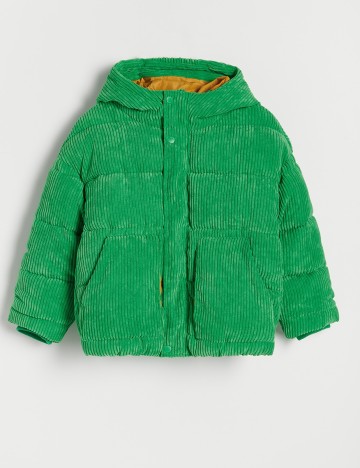 Geaca Reserved, verde, 6-7 Ani