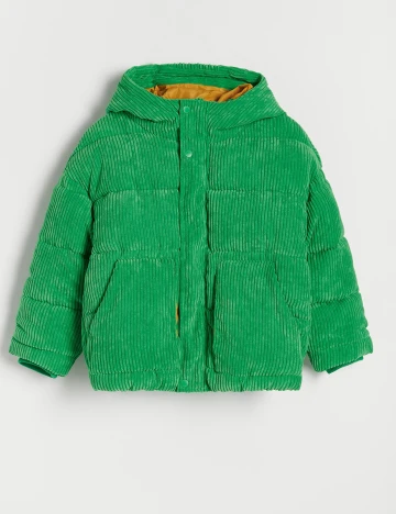 Geaca Reserved, verde, 6-7 Ani