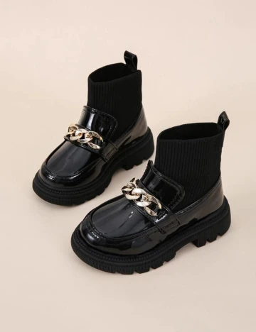 Ghete Shein Kids, negru, 36 Negru