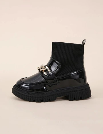 Ghete Shein Kids, negru, 36 Negru