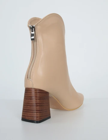 Botine SHEIN, crem, 41
