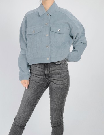 Jacheta Reserved, albastru, L