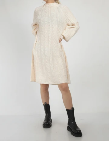 Rochie Scurta Reserved, crem, M Crem