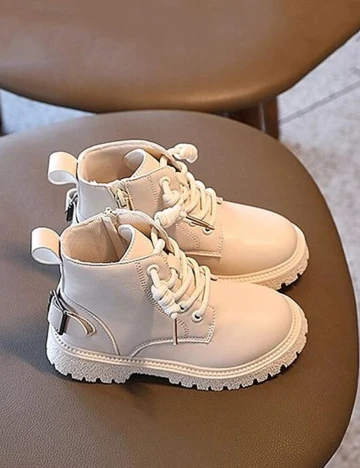 Ghete Shein Kids, crem, 36