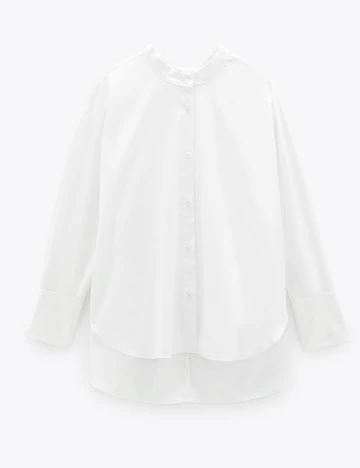 Camasa Zara, alb, M Alb