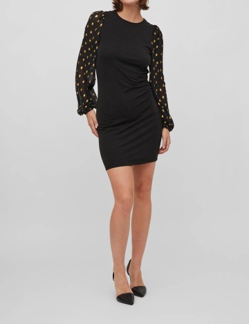Rochie scurta Vila, negru, XS