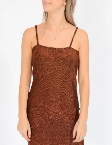 Rochie scurta Vila, maro, L