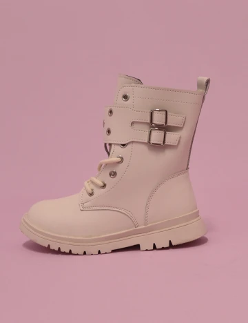 Ghete Shein Kids, crem, 35